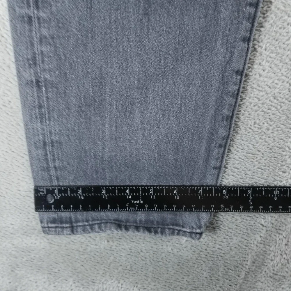 True Religion Jeans Mens 34x32 Gray Rocco Slim Straight‎ Charcoal Made In Italy